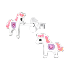 Einhorn Kinder Ohrringe 925 Silber