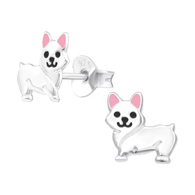 Hund Kinder Ohrringe 925 Silber