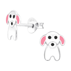 Hund Kinder Ohrringe 925 Silber