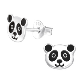 Panda Kinder Ohrringe 925 Silber