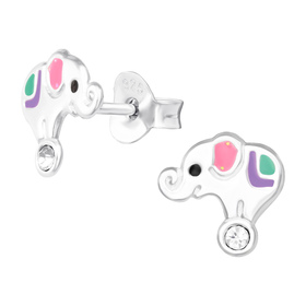 Elefant Kinder Ohrringe 925 Silber