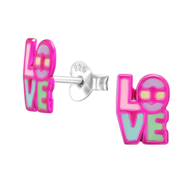 Love Kinder Ohrringe 925 Silber