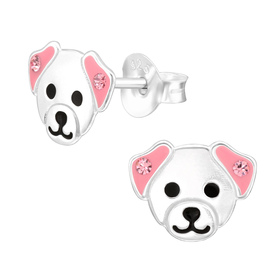 Hund Kinder Ohrringe 925 Silber