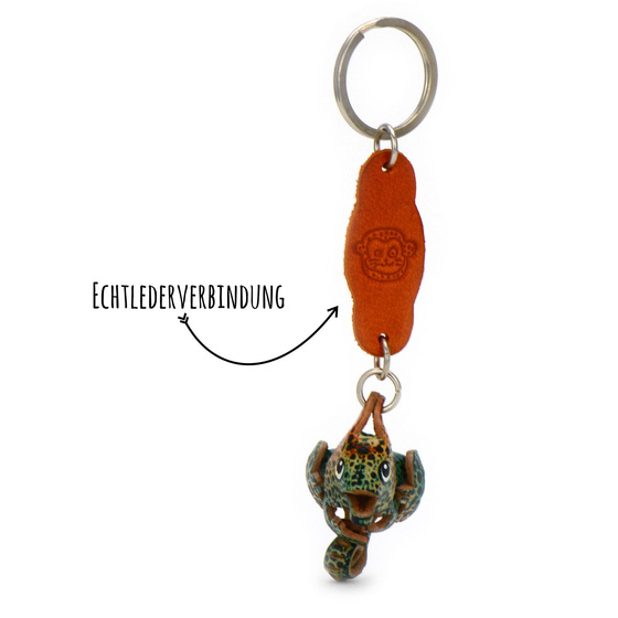 Cham�leon Schl�sselanh�nger aus Leder
