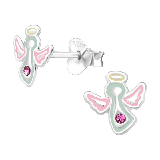 Engel Kinder Ohrringe 925 Silber