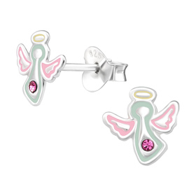 Engel Kinder Ohrringe 925 Silber