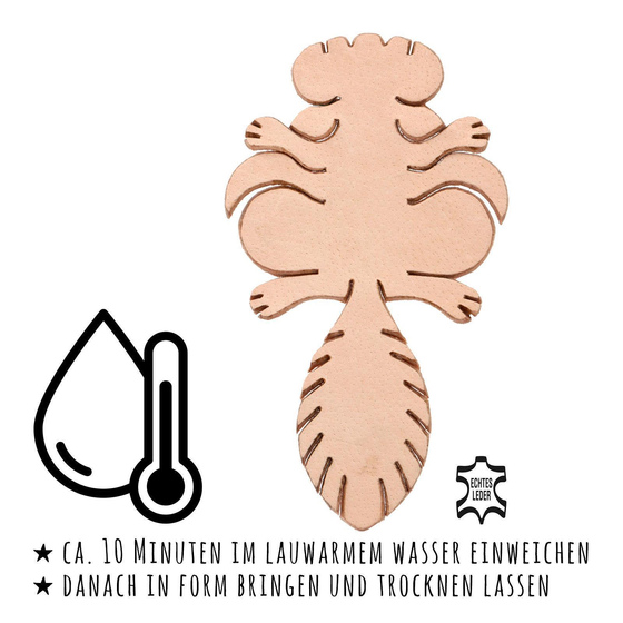 Eichhrnchen Figur aus Leder zum Selbermachen