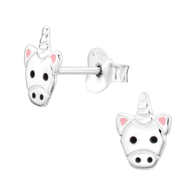 Einhorn Kinder Ohrringe 925 Silber