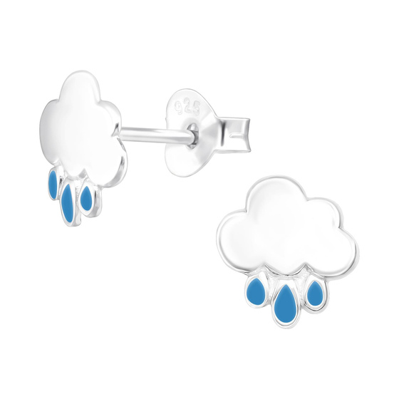 Wolke Kinder Ohrringe 925 Silber