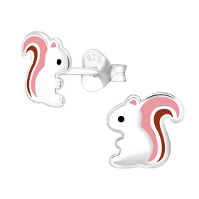 Eichh�rnchen Kinder Ohrringe 925 Silber