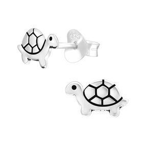 Schildkr�te Kinder Ohrringe 925 Silber
