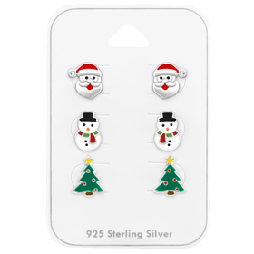 Weihnachten Kinder Schmuckset 925 Silber