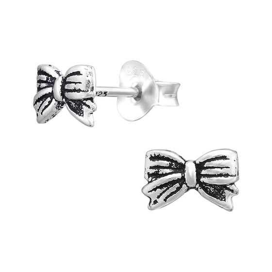 Schleife Kinder Ohrringe 925 Silber