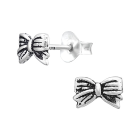 Schleife Kinder Ohrringe 925 Silber