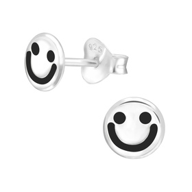 Gesicht Kinder Ohrringe 925 Silber