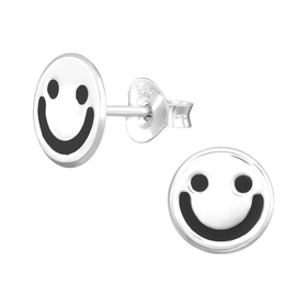 Gesicht Kinder Ohrringe 925 Silber
