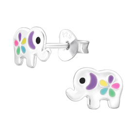 Elefant Kinder Ohrringe 925 Silber