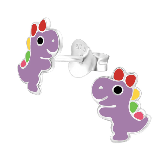 Dinosaurier Kinder Ohrringe 925 Silber