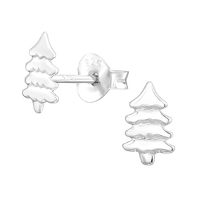 Weihnachtsbaum Kinder Ohrringe 925 Silber