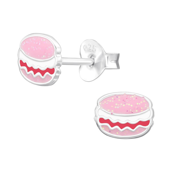 Macaron Kinder Ohrringe 925 Silber