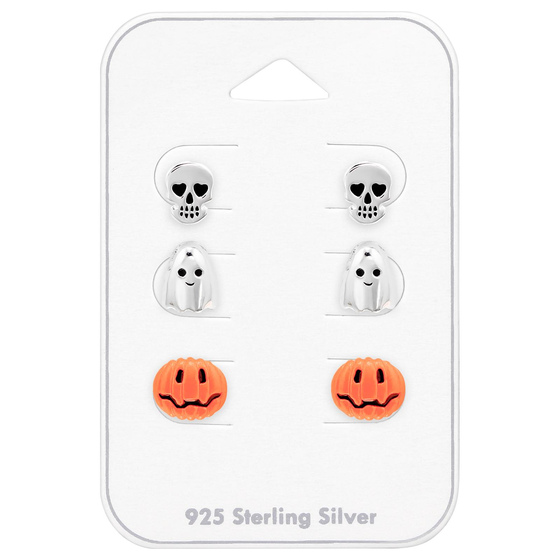 Halloween Kinder Schmuckset 925 Silber