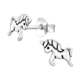 Einhorn Kinder Ohrringe 925 Silber