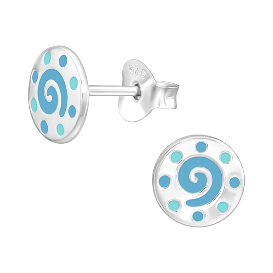Spiralschnecke Kinder Ohrringe 925 Silber
