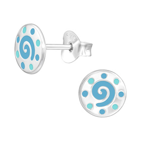 Spiralschnecke Kinder Ohrringe 925 Silber