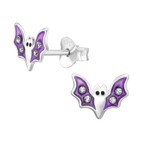 Fledermaus Kinder Ohrringe 925 Silber