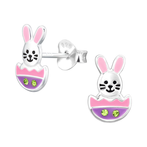 Hase Kinder Ohrringe 925 Silber