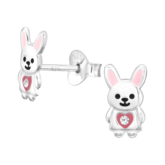 Hase Kinder Ohrringe 925 Silber