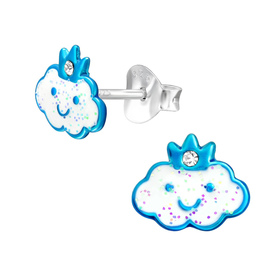 Wolke Kinder Ohrringe 925 Silber