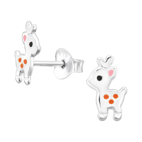 Rentier Kinder Ohrringe 925 Silber