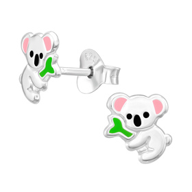 Koala Kinder Ohrringe 925 Silber