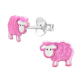 Schaf Kinder Ohrringe 925 Silber