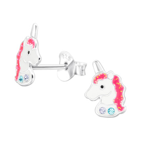 Einhorn Kinder Ohrringe 925 Silber