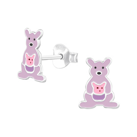 K�nguru Kinder Ohrringe 925 Silber
