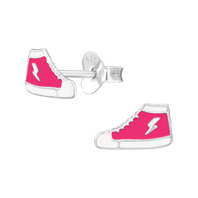 Turnschuh Kinder Ohrringe 925 Silber