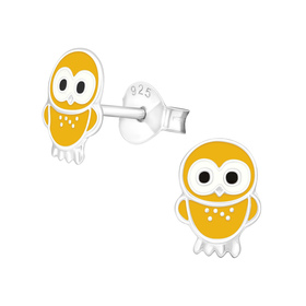Eule Kinder Ohrringe 925 Silber