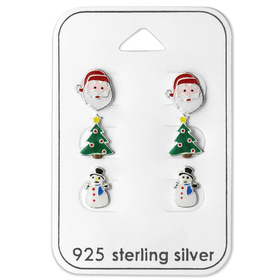 Weihnachten Kinder Schmuckset 925 Silber