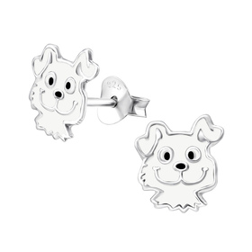 Hund Kinder Ohrringe 925 Silber
