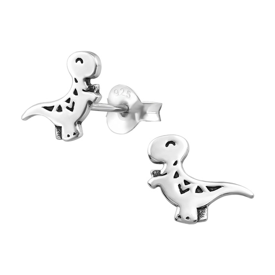 Dinosaurier Kinder Ohrringe 925 Silber
