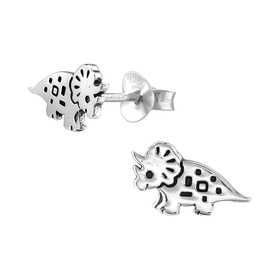 Dinosaurier Kinder Ohrringe 925 Silber