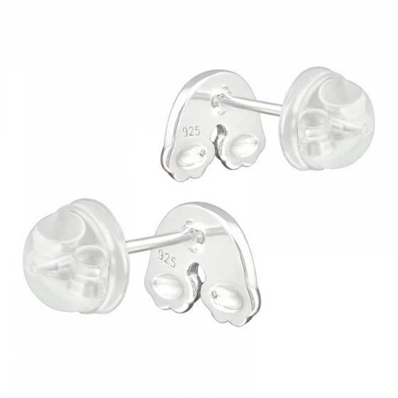 Regenbogen Kinder Premium Ohrringe 925 Silber