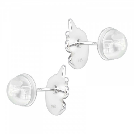 Einhorn Kinder Premium Ohrringe 925 Silber