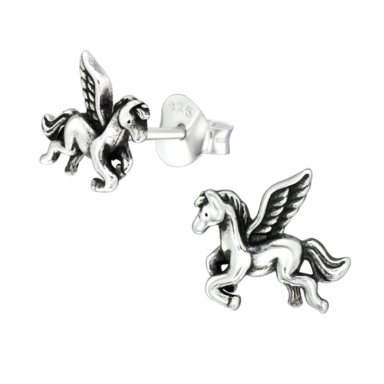 Pegasus Kinder Ohrringe 925 Silber