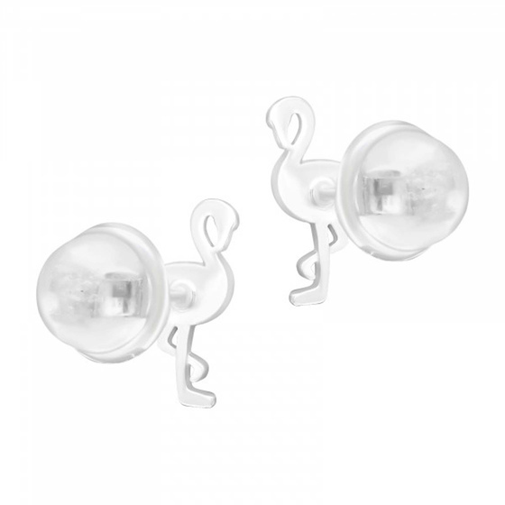 Flamingo Kinder Premium Ohrringe 925 Silber