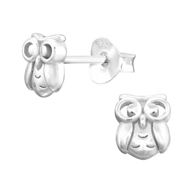 Eulen Kinder Ohrringe 925 Silber