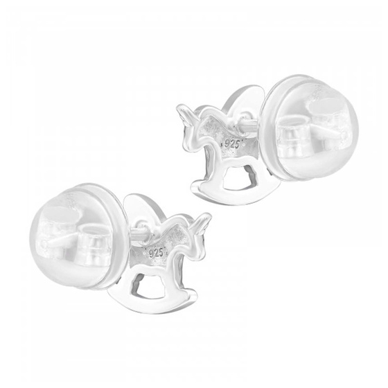 Einhorn Kinder Premium Ohrringe 925 Silber