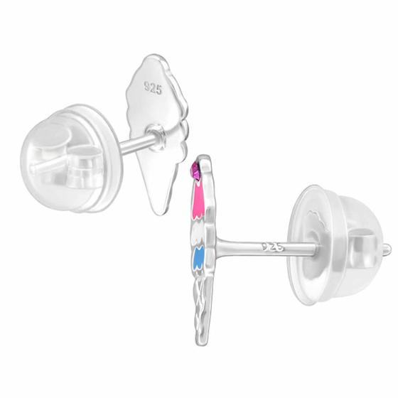 Eis Kinder Premium Ohrringe 925 Silber